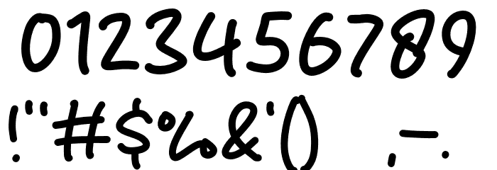 Secret Crush Schriftart Anderer Schreiben