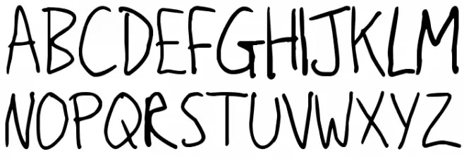 Secret Diary Schriftart Groß