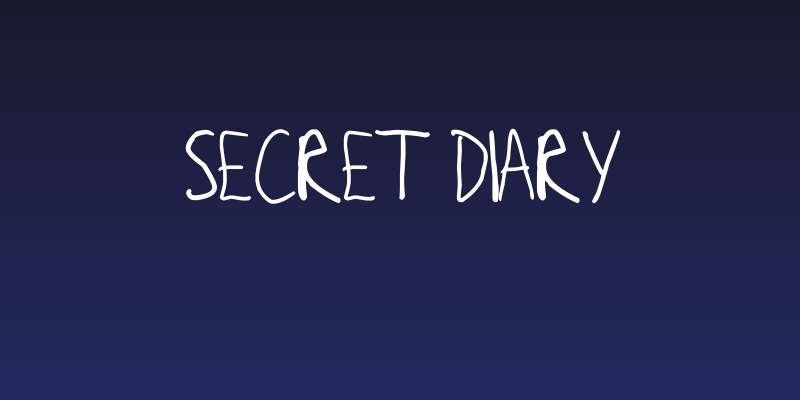 Secret Diary Social Header
