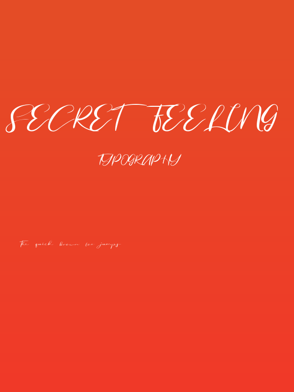 Secret Feeling Demo Poster