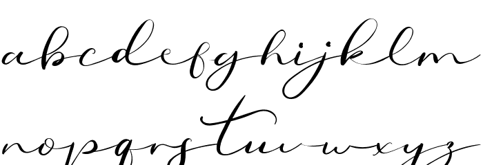 Secret Feeling Demo Font LOWERCASE