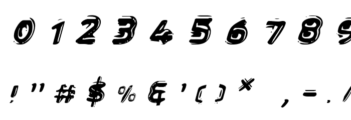 Secret Files II Italic Font OTHER CHARS
