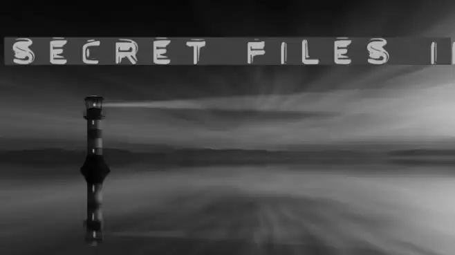 Secret Files II Шрифта examples