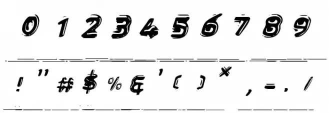 Secret Files Italic Font OTHER CHARS