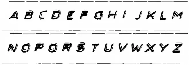 Secret Files Italic फ़ॉन्ट लोअरकेस