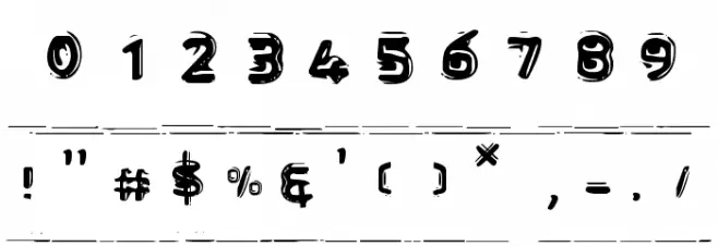 Secret Files Font OTHER CHARS