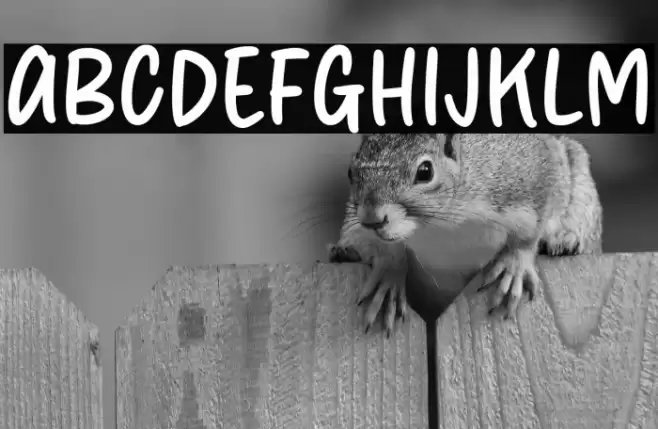 Secret Grass 字体 examples