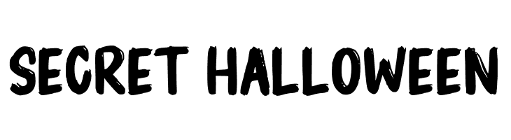 Secret Halloween  Frei Schriftart Herunterladen