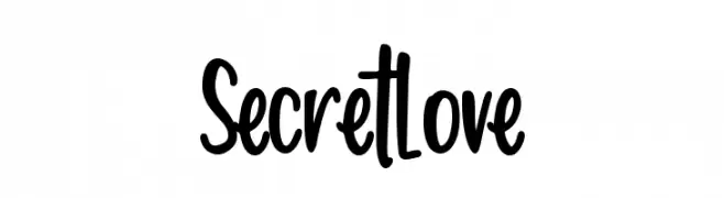 Secret Love  baixar fontes gratis