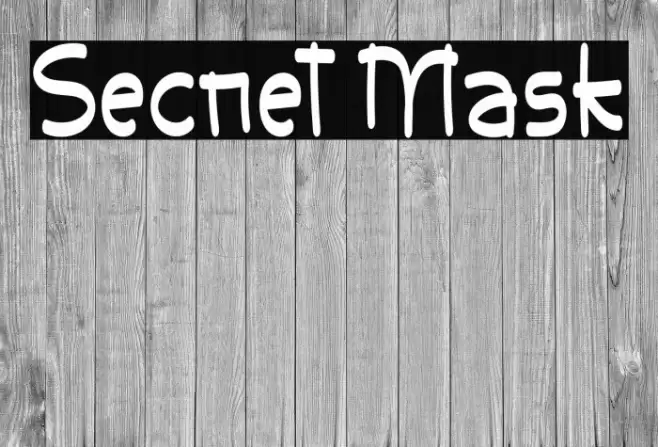 Secret Mask Шрифта examples