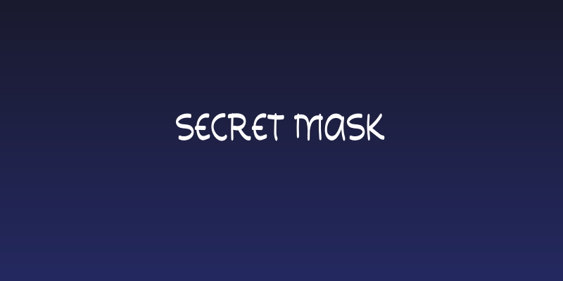Secret Mask Social Header