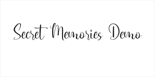 Secret Memories Demo Logo