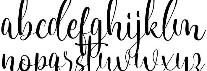 Secret Memories Demo Font LOWERCASE