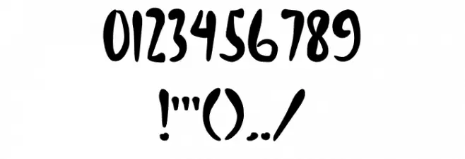 Secret Message Regular Font OTHER CHARS