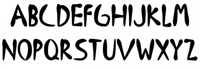 Secret Message Regular フォント 大文字