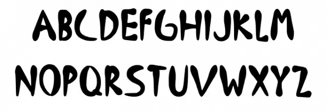 Secret Message Regular フォント 小文字