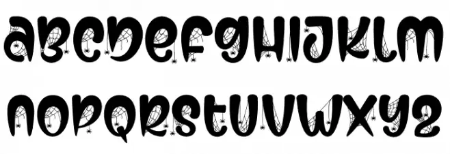 Secret Midnight Schriftart Groß