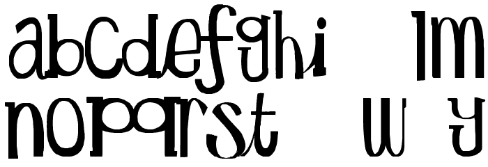 Secret Mole Font LOWERCASE