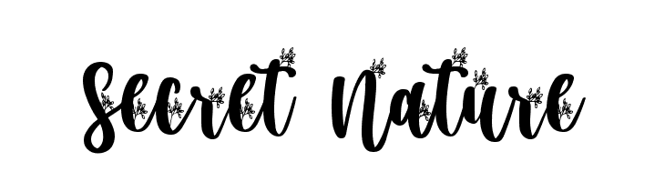 Secret Nature  Free Fonts Download