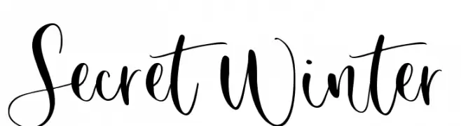 Secret Winter  Free Fonts Download