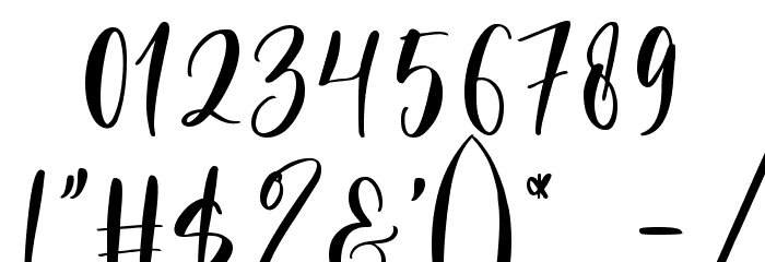 Secret Winter Font OTHER CHARS