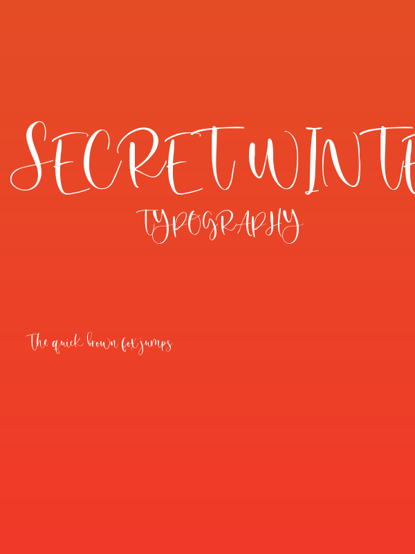 Secret Winter Poster