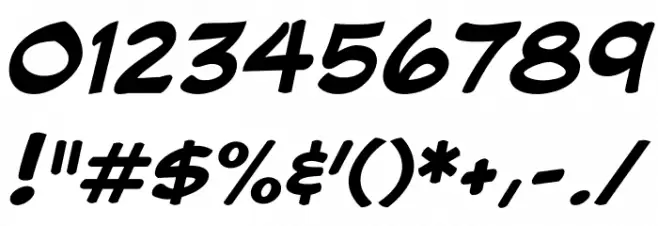 Secret Wurps Bold Italic Font OTHER CHARS