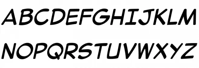 Secret Wurps Italic Fonte MAIÚSCULAS