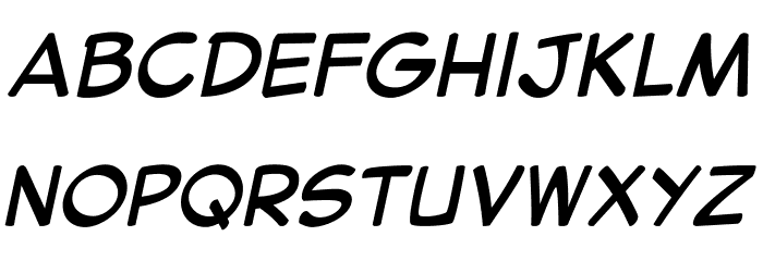 Secret Wurps Italic Font LOWERCASE