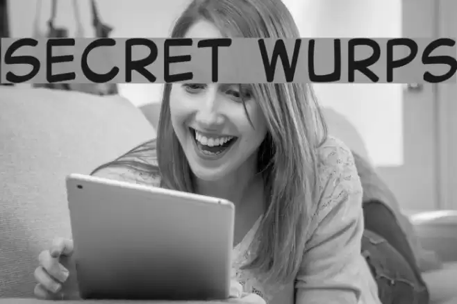 Secret Wurps Font examples