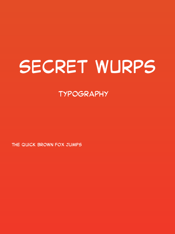 Secret Wurps Poster