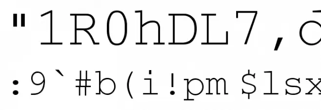 SecretCode-Normal Font OTHER CHARS