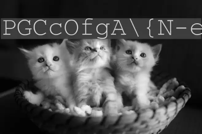 SecretCode-Normal Font examples