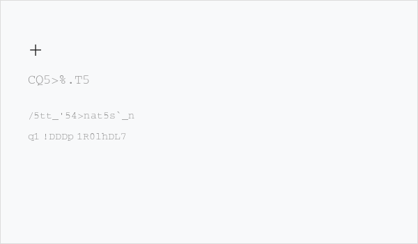 SecretCode-Normal Business Card