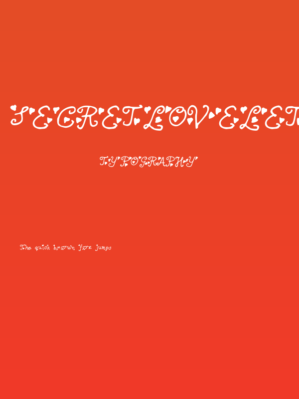 SecretLoveLetters Poster