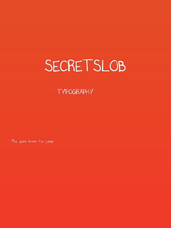 SecretSlob Poster