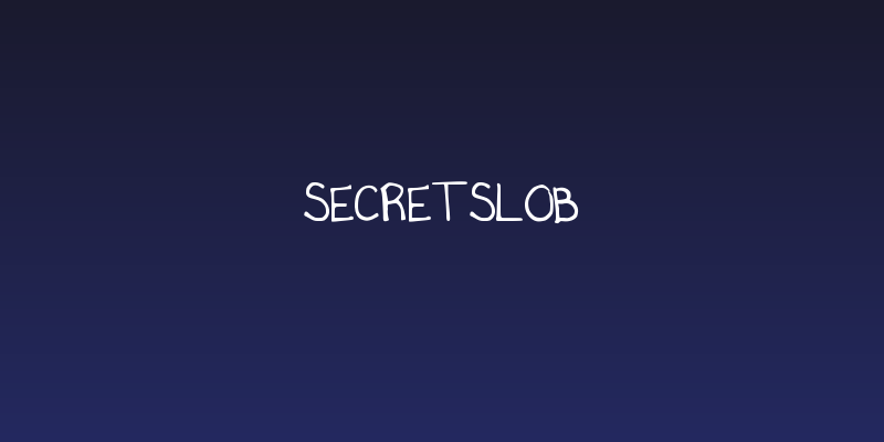 SecretSlob Social Header