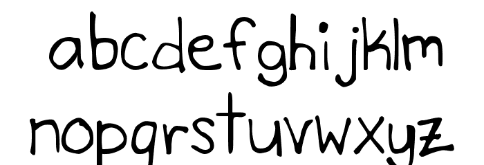SecretSlob Font LOWERCASE