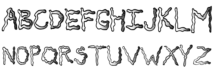 SecretTickleMB Font LOWERCASE