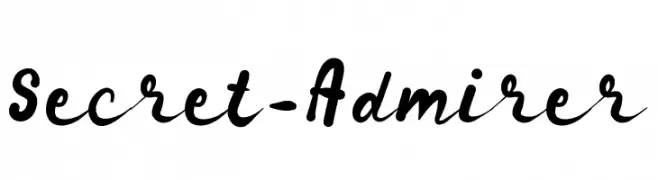 Secret_Admirer  Fuentes Gratis Descargar