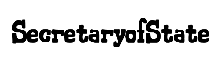 Secretary of State  フリーフォントのダウンロード