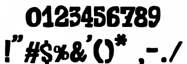 Secretary of State Font OTHER CHARS