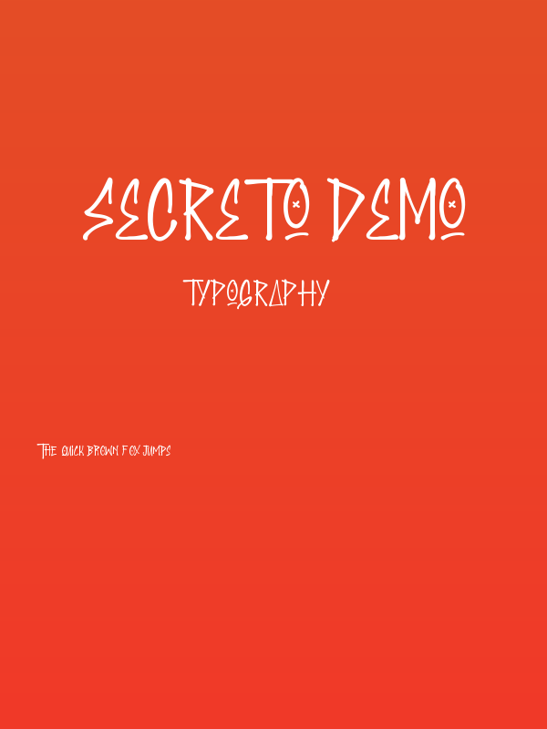 Secreto Demo Poster