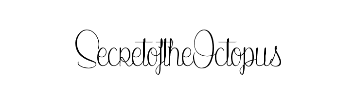 SecretoftheOctopus Font