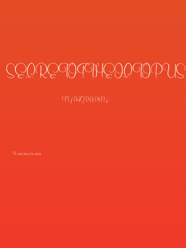 SecretoftheOctopus Poster