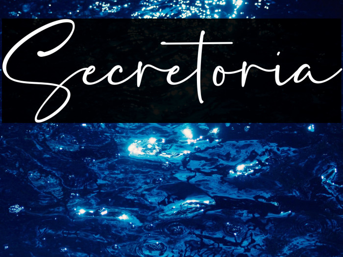 Secretoria Example 3