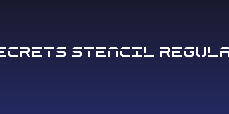 Secrets Stencil Regular Social Header