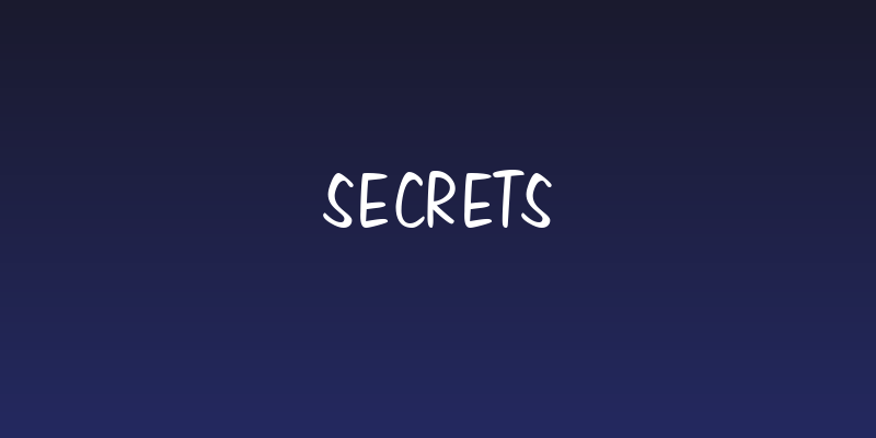 Secrets Social Header