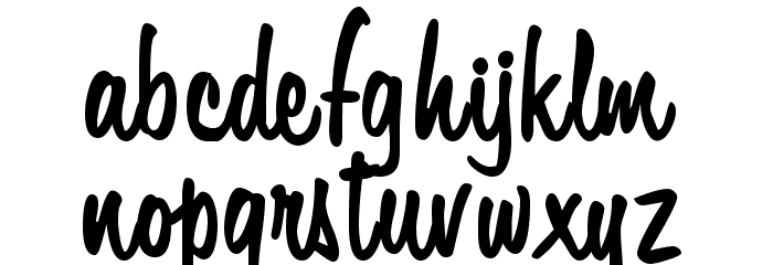 Secrets Font LOWERCASE