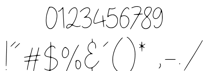 Secretsoul Font OTHER CHARS
